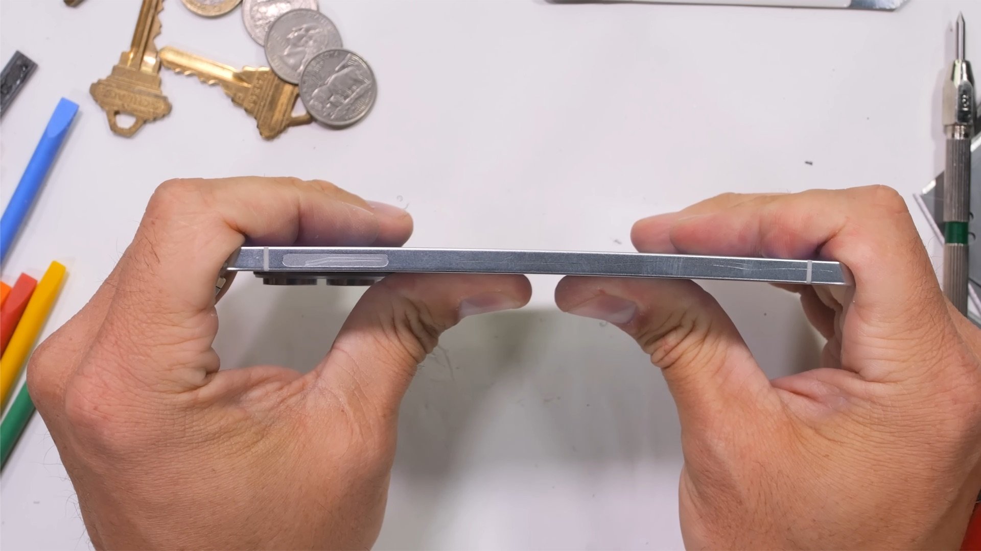 Test de durabilité du Samsung Galaxy S25 Edge
