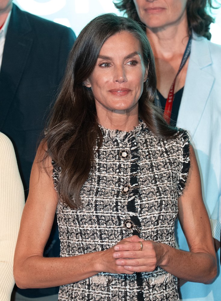 Letizia d’Espagne fidèle à son gilet français