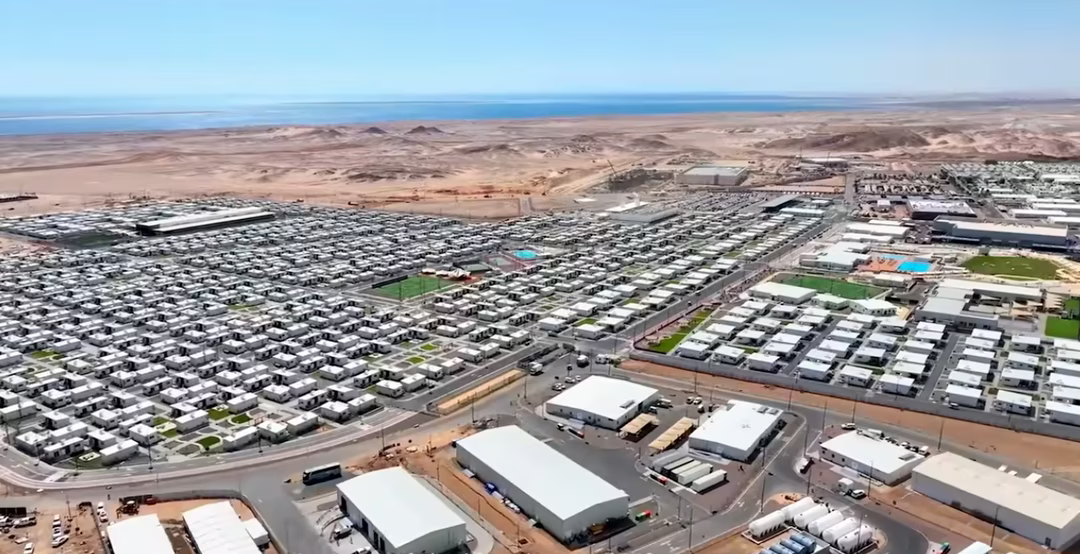 Logements des ouvriers à Neom