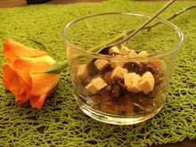 Ajout des cubes de foie gras