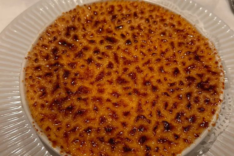 Crème brûlée à la vanille