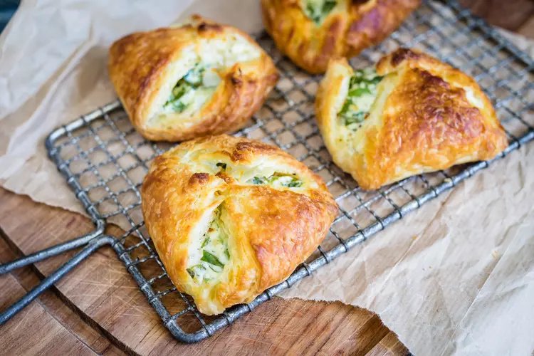 Feuilletés aux épinards et au chèvre