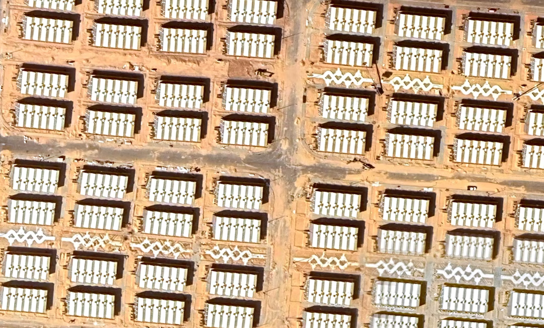 Camps d'ouvriers à Neom