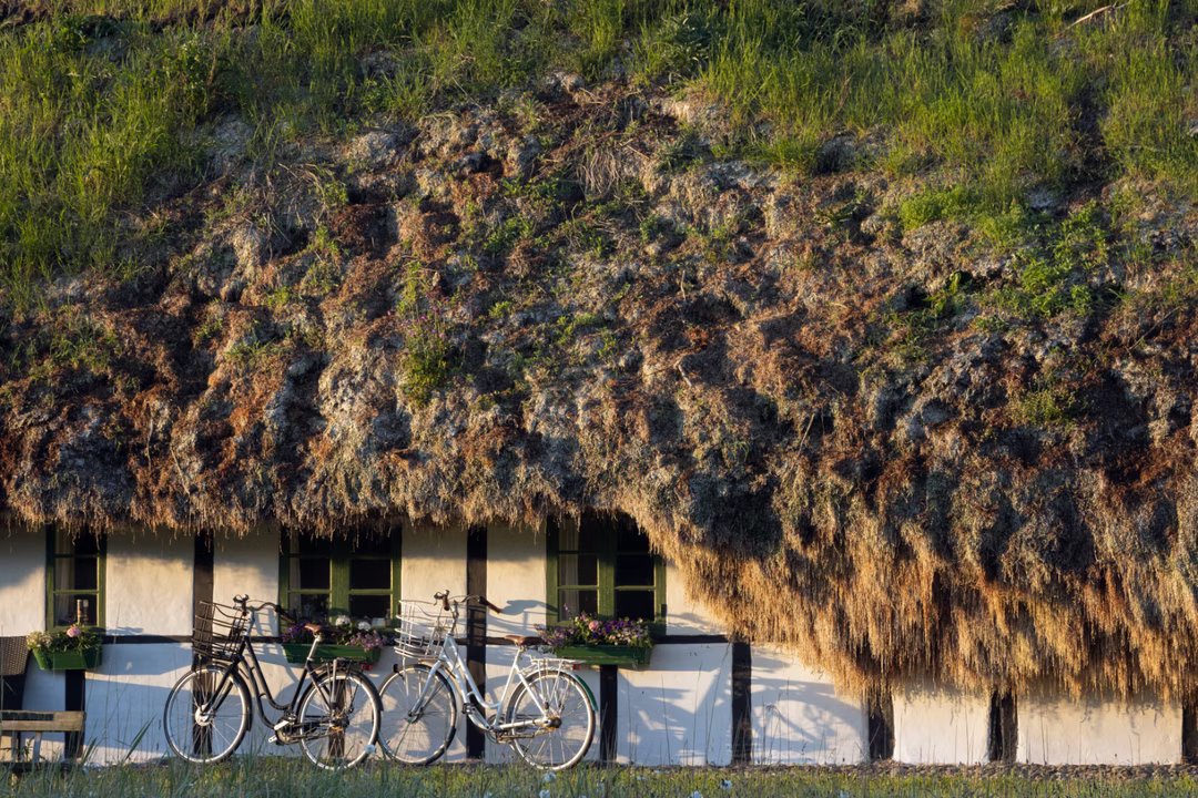 Maison au toit d’algues sur l’île de Læsø