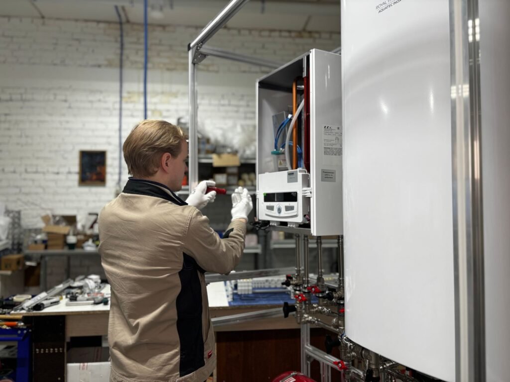 Installation d'un thermostat connecté sans fil sur une chaudière